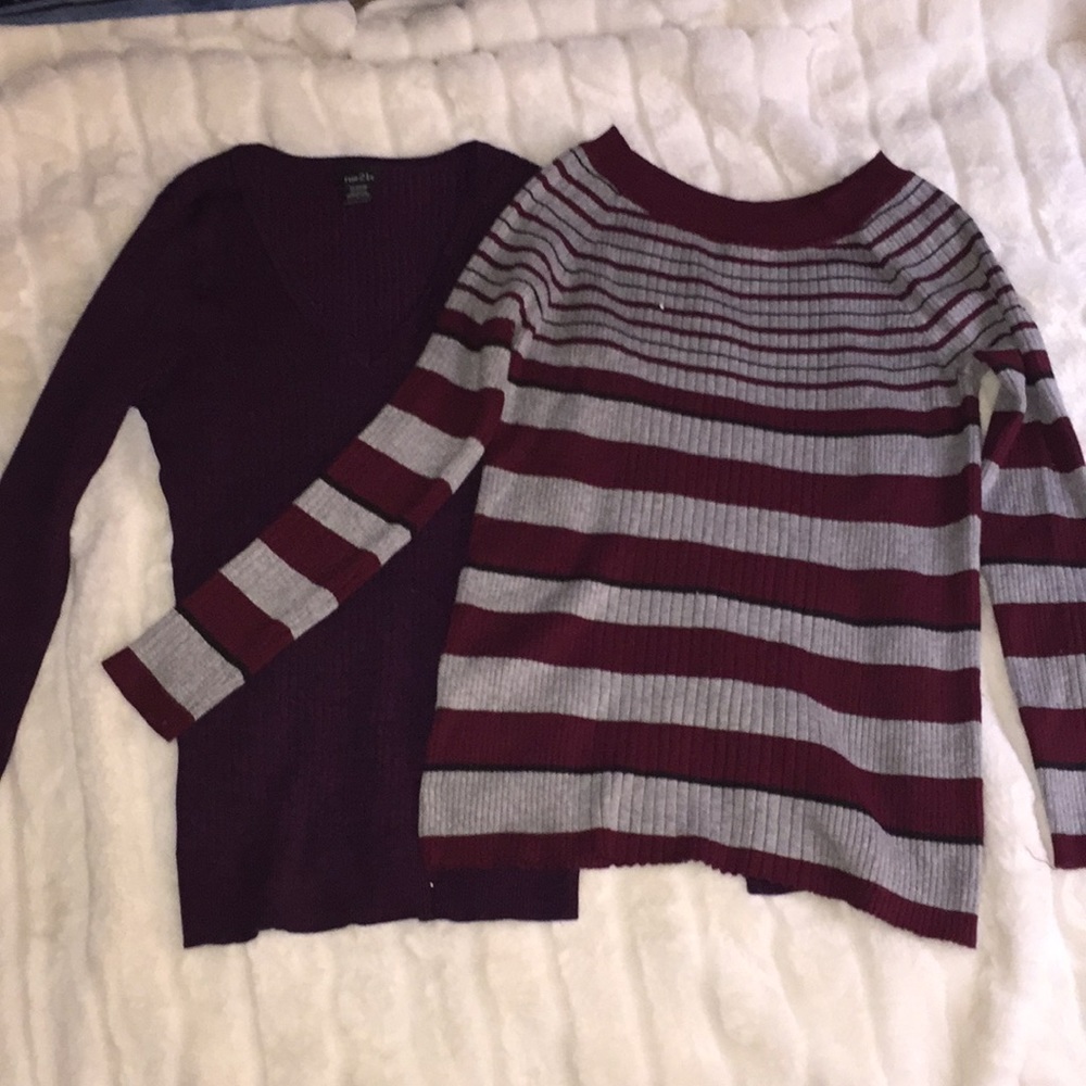 2 long sleeve shirts